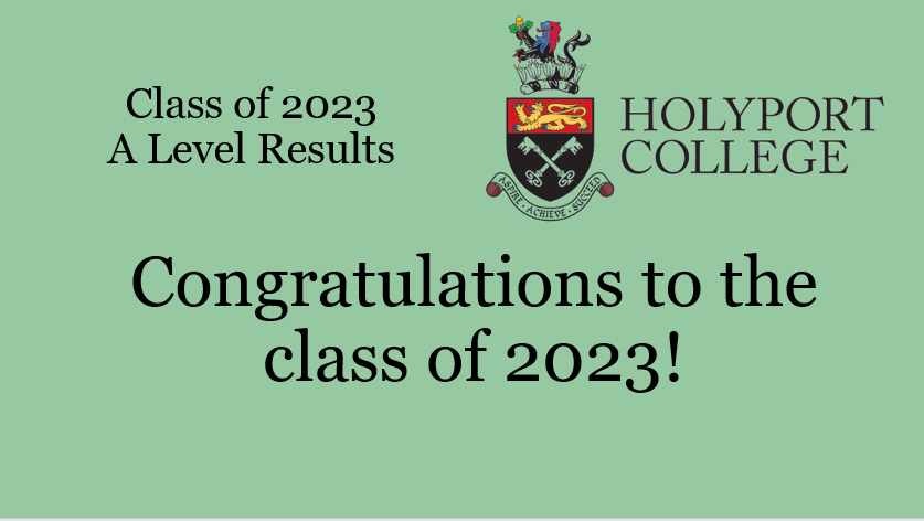 A Level Results and Destinations 2023
